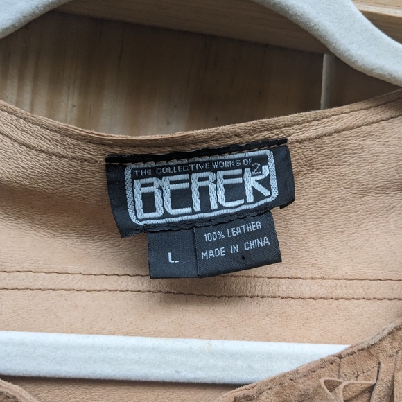 BEREK Layered Leather Fringe Jacket - Picture 6 of 7